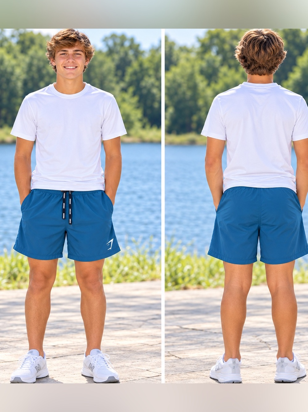 Gymshark Men’s Blue Shorts